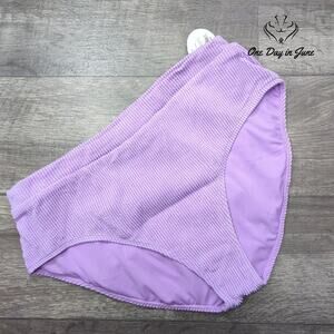 Decree Full Coverage Textured Bikini Bottom Size XXL